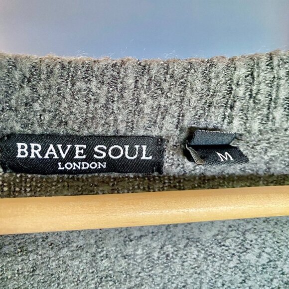 3 For $25 Worn Look Grey Cozy Slouchy Cardigan Sweater - Picture 2 of 6